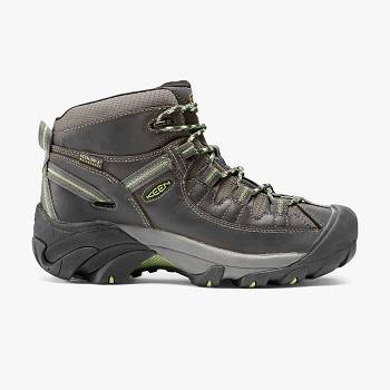 KEEN Targhee II Waterproof Mid - Tmavo Siva Turistické Topánky Damske, K0310SK